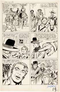 "KID COLT" #95 COMIC BOOK PAGE ORIGINAL ART BY JACK KIRBY. | Hake’s