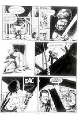 Claudio Villa | Original page for Tex. Cm. 25,5x36,5. Ink. Mint. Code 2338. | Segni e Disegni