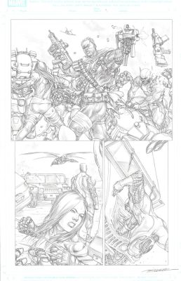 X-Force (2008) #26, Pg. 7 by Mike Choi 11x17 | Raremarq (Buy It Now)