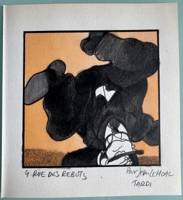 Jacques Tardi | Tardi RUE DES REBUTS DESSIN ORIGINAL COULEUR | 2DGalleries