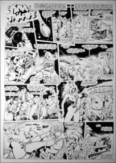 John Richardson Art - Tina Tailpipe - Aliens 2 (Signed)