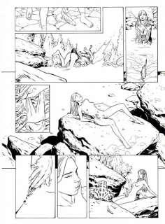 F. Trifogli - original page "La belle et la bete" - EO | Catawiki