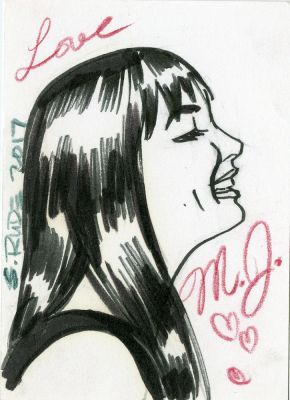 Steve Rude | Mary Jane Watson Spiderman Tarading Card | Steve Rude