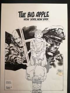 Lanciostory n. 6 - Trigo - original splash page - Page volante - EO - (1985) | Catawiki