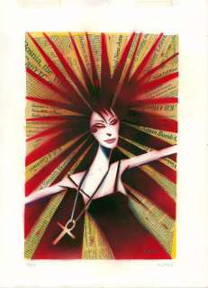 Peter Kuper - death gallery - pin-up