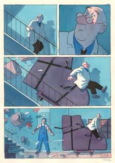 François RAVARD (né en... - Lot 222 - La loi des probabilités Aquarelle et encre de Chine...