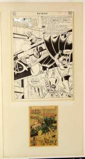 4032: BATMAN. ORIGINAL COMIC SPLASH PAGE. | Weiss Auctions