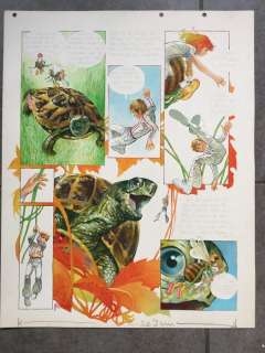 FernÃ¡ndez, Fernando  - PÃ¡gina original - Color directo técnica mixta - Viaje al mundo secreto de los insectos - (1976) | Catawiki
