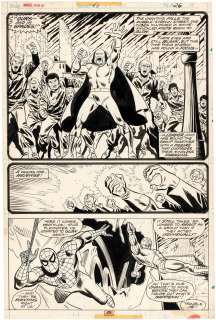 MARVEL TEAM-UP #46 COMIC BOOK PAGE ORIGINAL ART BY SAL BUSCEMA. | Hake’s
