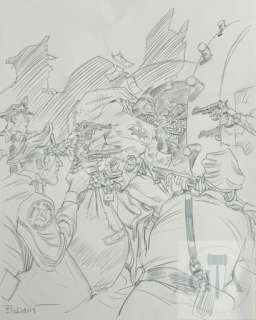 Bodart/Batman. Dessin original illustrant le heros… | Dagoty