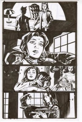 Batman: The Long Halloween Last Halloween page 21 Original Art Chris Samnee