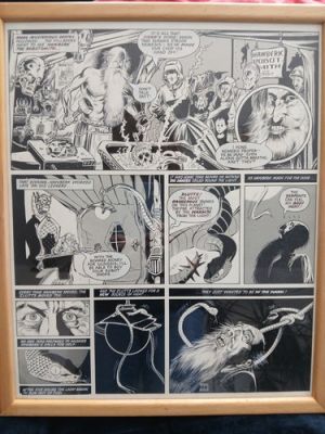 Original Kevin O‘Neill Interior Artwork From Nemesis The Warlock Book 1