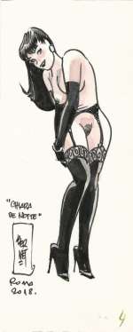 Jordi Bernet - illustrazione originale "Chiara di Notte" - Page volante - EO - (2018) | Catawiki