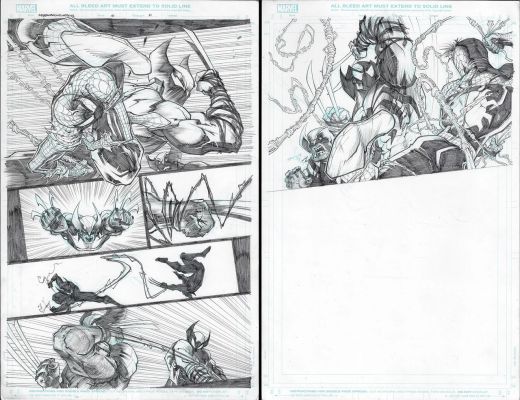 Spider-Man and Wolverine Issue 10 Page 11 vs Arachnix Gerardo Sandoval | Comix Art Studio