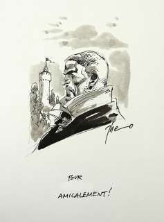 Theo Le Trône D’argile Dédicace... | THEO Le trône d’argile Dédicace sur l’album La pucelle... | Vermot et Associés