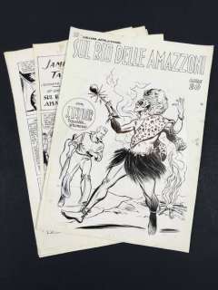 James Taylor - Storia completa 12x  tav. orig. "Sul Rio delle Amazzoni" - Page volante - EO - (1950) | Catawiki