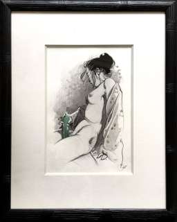 Michetz, Marc - Dessin original - Les bienfaits du concombre - Publié dans ’Dédicaces 2’ (2005) | Catawiki