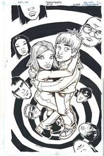  - Deadenders #14 - Philip Bond - Original cover art - EO 