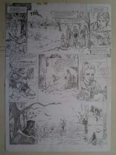 Verhaeghe, Christian - Originele pagina in potlood (p.49) - Kroniek der Guldensporenslag | Catawiki