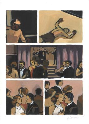 Aude Samama, Denis Lapière (Scénariste) | A l’ombre de la gloire p. 99 | 2DGalleries