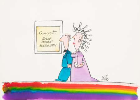 Laville (1937) Le... | LAVILLE (1937) Le concert. Illustration au crayon... | Drouot Estimations