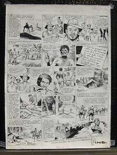 Franco Caprioli - tavola originale x Vittorioso - Page volante | Catawiki