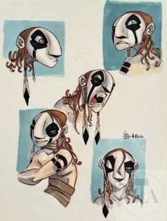 Keramidas/Luuna. Etude de personnage realisee a l’aquarelle… | Dagoty