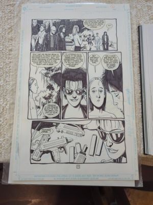 Preacher Original Art #32 Page 9 Steve Dillon Garth Ennis