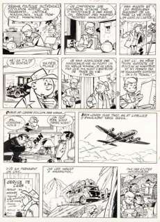 Tillieux | Gil Jourdan - L’enfer de Xique-Xique Encre de Chine pour la planche | Millon