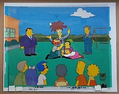  - Matt Groening Simpsons - Original Production Cel - 2F02 - ‘Sideshow Bob Roberts‘ - EO 
