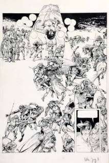 Franz | Jugurtha, planche n°3 Ã  l’encre de Chine de la d… | Banque Dessinée