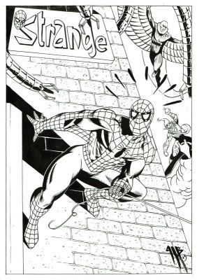 Philippe Bringel | Spiderman les sens en alerte | 2DGalleries