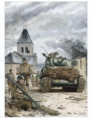 Jarbinet | Airborne 44 - Stoumont - 30e Division | Galerie Champaka