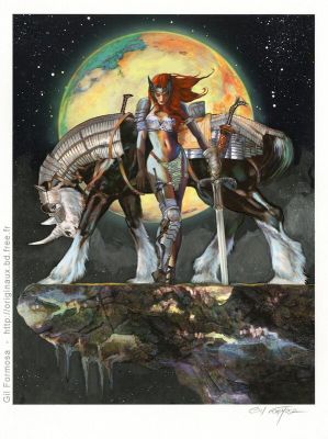 Gil Formosa, Frank Frazetta (Concept), Roy Thomas (Concept), Barry Windsor-Smith (Concept) | Red Sonja - Licorn | 2DGalleries