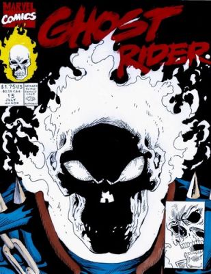 GHOST RIDER # 15 ICONIC COVER RECREATION ORIGINAL COMIC COLOR ART SKETCH | eBay US (Buy It Now)
