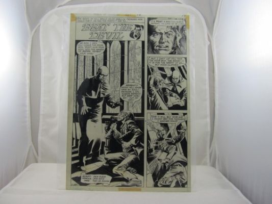 HOUSE OF SECRETS 99 ORG-ART p19 DC Comic JACK KATZ/TONY DEZUNIGA 1972 TITLE PAGE