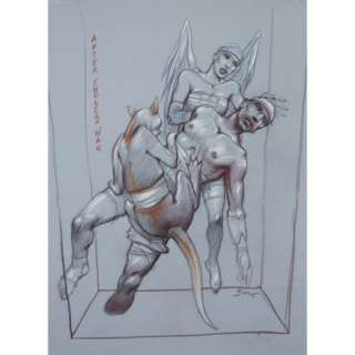 BILAL Enki (ne en 1951) After endless war Dessin sur calque… | Tajan