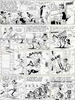Morris (Studios) | Lucky Luke, planche n°1 Ã  l’encre de Chine de l’… | Banque Dessinée
