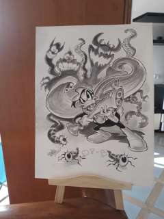 Alessandro Gottardo - Original drawing - "Duck Avenger and multiple threat!" - Unpublished - (2019) | Catawiki