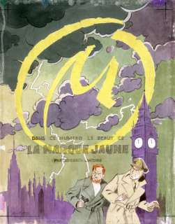 Jacobs | Blake et Mortimer, magnifique illustration Ã  la m… | Banque Dessinée