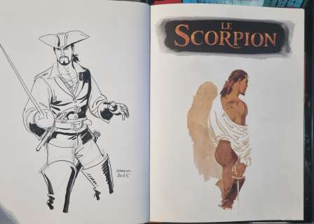 Marini , Enrico - Illustration originale dans la BD "Le Scorpions T.1"- EO | Galerie des bulles