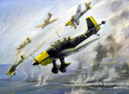 Graham Coton | Convoy Attack! (SIGNED) | Illustration Art Gallery