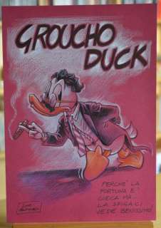 Luca Raimondo - Illustrazione Originale "Groucho Duck" - Page volante | Catawiki
