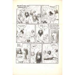 Thierry CAYMAN (né en 1962) "Godefroy de Bouillon" Planche originale de "Godefroy de Bouillon"