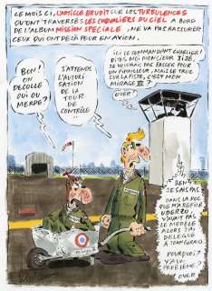 Vuillemin - Dessin original - Hommage Ã  Uderzo - Tanguy et Laverdure | Catawiki