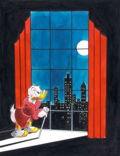 Uncle $crooge - Loneliness at Home - Original Large Painting - Tony Fernandez - Art acrylique | Catawiki