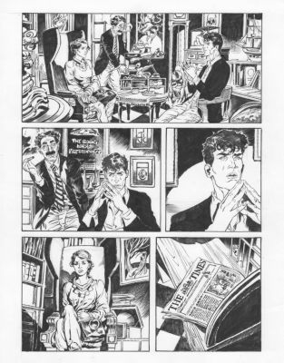 Paolo Martinello | DYLAN DOG n.478 – HARLECH ASYLUM, pag.22 | Avalon Comic Art