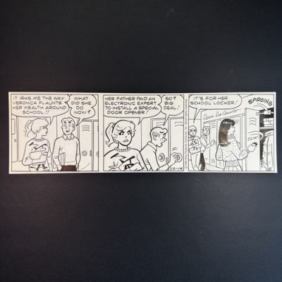 Betty Veronica Archie Original Comic Art Signed Dan DeCarlo Riverdale High 1986 | eBay US (Buy It Now)