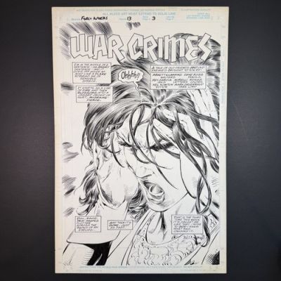 Scarlet Witch Original Comic Art Title Splash Force Works #13 Dave Ross 1995 | eBay US