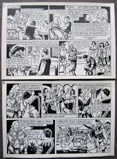 Rubens - Kunstenaar en diplomaat - Originele pagina - stroken genummerd 73 t/m 76 - (1959/1960) | Catawiki